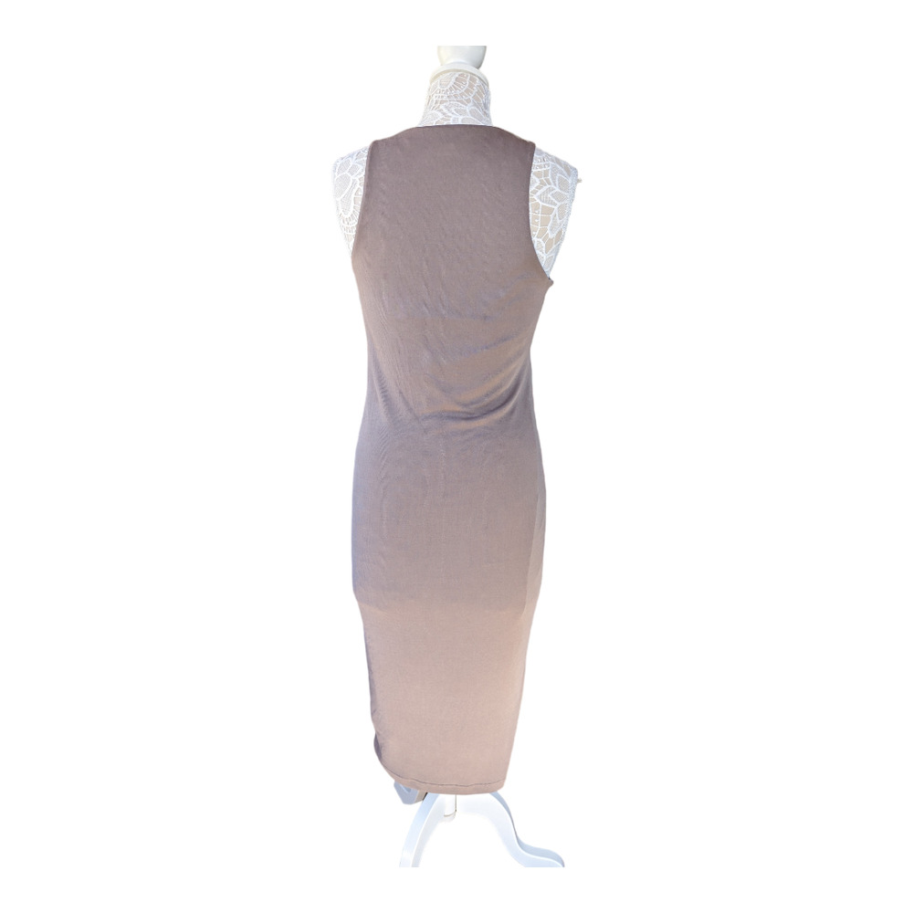 Good American Micro Rib Sleeveless Midi Bodycon Dress 4 - Picture 7 of 7